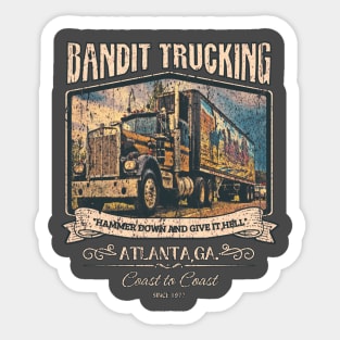 Bandit Trucking 1977 Sticker